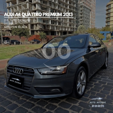 أودي في مدينة بيروت - أودي A4 كواترو بريميوم موديل 2013 نظيفة جداً | Audi A4 Quattro Premium 2013 Super Clean