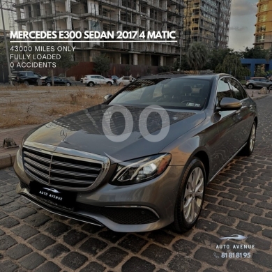 Mercedes-Benz dans Beyrouth - مرسيدس E300 موديل 2017 دفع رباعي صباغ الشركة | Mercedes E300 2017 4Matic Original Paint