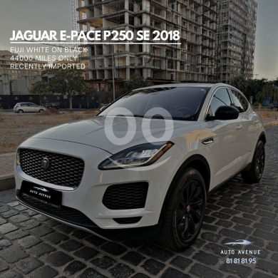 Jaguar dans Beyrouth - جاكوار E-PACE P250 SE موديل 2018 ممشى 44 ألف ميل | Jaguar E-PACE P250 SE 2018 Low Mileage