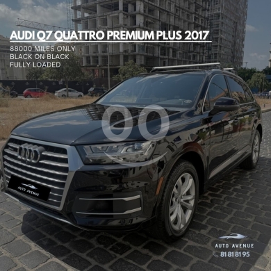 Audi dans Beyrouth - أودي Q7 كواترو بريميوم بلس 2017 فل كامل | 2017 Audi Q7 Quattro Premium Plus Black Edition