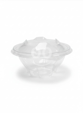Packaging & Wrapping Materials in Tripoli - علب بلاستيك شفافة دائرية عميقة للسلطات مع غطاء | Deep Round Clear Salad Containers with Lids