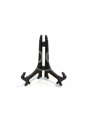 السلع الأخرى في طرابلس - حامل أطباق ولوحات ديكور بلاستيك أسود 11.5 سم | 11.5cm Black Plastic Plate Display Stand