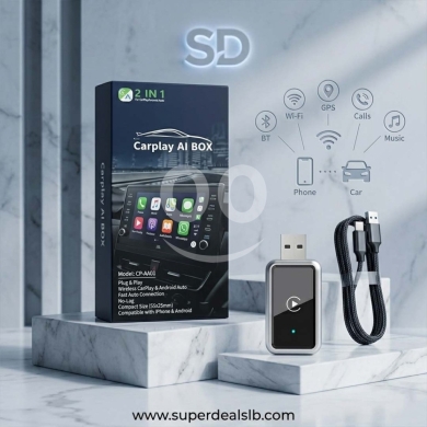 Audio et stéréo dans Bouchrieh - 2in1 Wireless CarPlay &amp; Android Auto Adapter