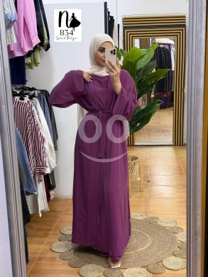Vêtements, chaussures et accessoires dans Loussiya - طقم عباية &quot;جيسيكا&quot; الملكي 3 قطع (فستان وكارديغان وزنار) مقاسات M إلى XXL | Premium Jessica 3-Piece M