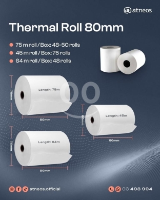 Computers Parts & Software Accessories in Tripoli - Thermal Roll 80mm