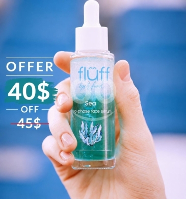 Health & Beauty in Baakline - سيروم الوجه ثنائي الطور بتركيبة البحر فلوف سوبرفود | Fluff Superfood Sea Two-Phase Face Serum