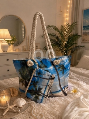 Clothes, Footwear & Accessories in Adonis - شنطة بحر أنيقة مع مقلمة | Stylish Beach Bag with Matching Pouch