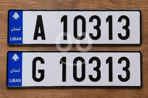 أرقام لوحات في صيدا - زوج لوحات سيارة مميزة للبيع | Pair of Premium Vehicle Number Plates for Sale