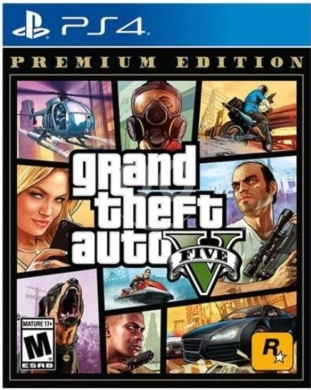 Gaming Console & Accessories in Abou Samra - لعبة GTA V Premium Edition مستعملة للبيع بحالة ممتازة | GTA V Premium Edition PS4 Used Game