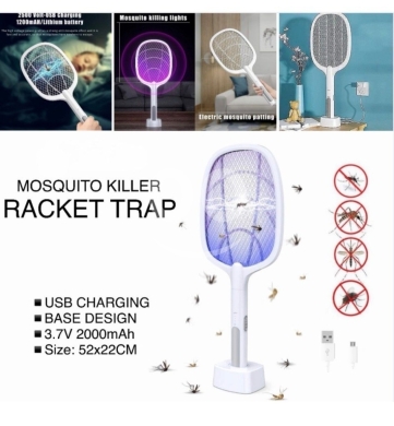 Other electronics في راس النبعا - مضرب صاعق ناموس كهربائي قابل للشحن | Rechargeable Electric Mosquito Killer Racket Trap