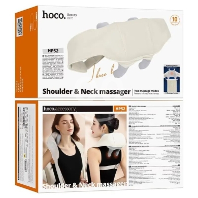 Health & Beauty in Ras El Nabaa - جهاز تدليك الرقبة والكتفين من هوكو HP52 | Hoco HP52 Shoulder and Neck Massager