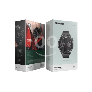 Smart Watches في Berqayel - ساعة ذكية Green Lion Optima أحدث المواصفات الذكية والذكاء الاصطناعي | Green Lion Optima Smart Watch