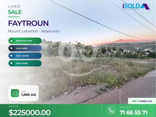 Lands for sale in Feytroun - 