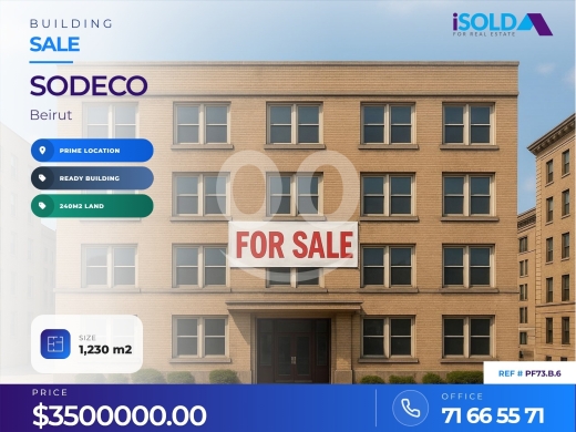 العقارات الأخرى في سوديكو - Investment , prime location building for sale in sodeco , achrafieh مبنى سكني في سوديكو -Pf73.b.6