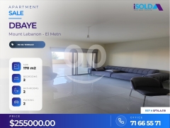 Apartment + Terrace 4 sale in Dbaye - شقة في ضبية - SF74.A.118