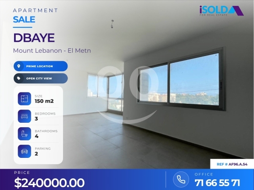 Apartments for sale dans Dbayeh - 