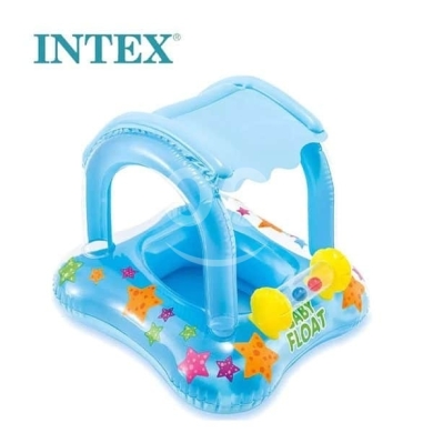 Produits pour bébés et enfants dans Baouchriye - Intex Baby Kiddie Float - فلوتر سباحة للأطفال مع مظلة شمسية