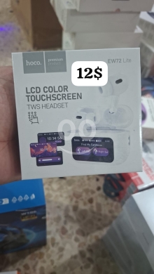 Mobile accessories in Beirut City - سماعة هوكو لاسلكية مع علبة بشاشة لمس ملونة | Hoco EW72 Lite TWS Earbuds with Color Touchscreen