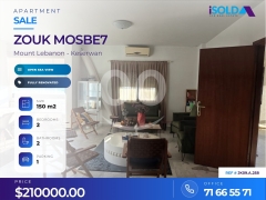 Hot deal, Furnished Apartment, Open Sea view 4 Sale in Zouk Mosbeh - JK09.A.258