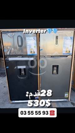 براد وايت ويل إنفرتر 28 قدم | White Whale Inverter 28 Cubic Feet Refrigerator