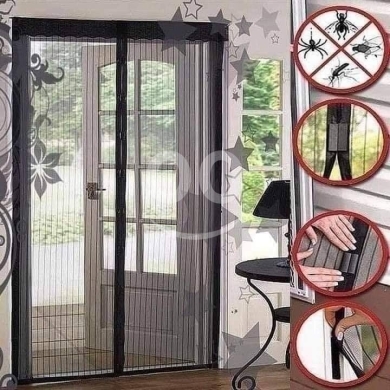 ستارة مغناطيسية مضادة للحشرات | Magnetic Anti-Insect Door Screen — 2