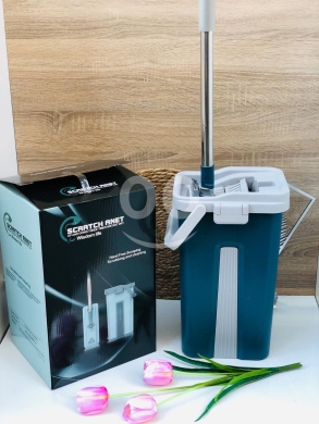طقم ممسحة باركيه مع سطل وعصارة | Parquet Mop Set with Bucket and Wringer — 2