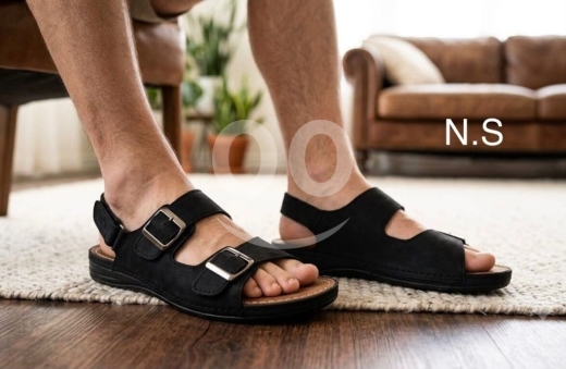 صندل رجالي طبي مريح صناعة لبنانية نخب أول عالي الجودة | Premium Men's Medical Sandals — 2