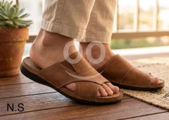 شحاطة رجالية طبية صناعة لبنانية نخب أول عالي الجودة | Premium Men's Medical Slippers Made in Lebanon