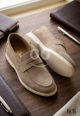 حذاء لوفر رجالي لورو بيانا فيتنامي نخب أول عالي الجودة | Premium Men's Loro Piana Loafers — 9