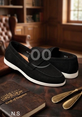 حذاء لوفر رجالي لورو بيانا فيتنامي نخب أول عالي الجودة | Premium Men's Loro Piana Loafers — 3
