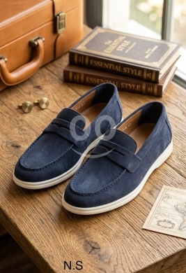 حذاء لوفر رجالي لورو بيانا فيتنامي نخب أول عالي الجودة | Premium Men's Loro Piana Loafers — 7