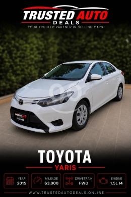 Toyota in Beirut City - تويوتا يارس 2015 بحالة ممتازة واقتصادية | Toyota Yaris 2015 Excellent Condition