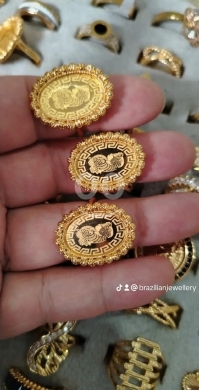 الملابس، الأحذية والزينة في منيه - خواتم ذهبية بتصاميم تراثية وعصرية | Assorted Heritage &amp; Modern Gold Rings