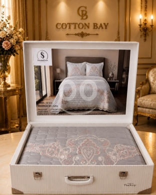 Other home furniture dans Barbir - كفرليه عرايسي دانتيل فاخر (صناعة تركية) | Luxury Lace Bridal Bedspread (Turkish Made)