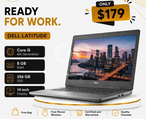 Computers Parts & Software Accessories in Ghazir - لابتوب ديل لاتيتيود عملي ومميز | Dell Latitude Work-Ready Laptop