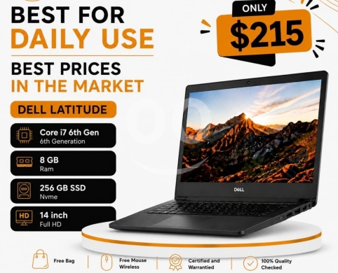Computers Parts & Software Accessories in Ghazir - لابتوب ديل لاتيتيود للاستخدام اليومي | Dell Latitude for Daily Use