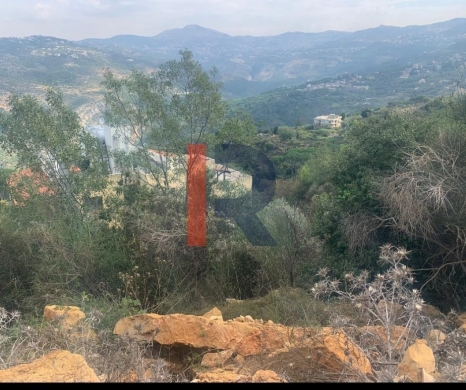 R9-3637 Commercial Land for Rent in Baabda – 1,100 m², Olive Trees, Panoramic View — 2