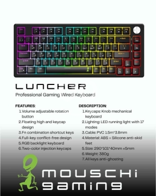 Computers Parts & Software Accessories dans Tripoli - Gaming Keyboard mechanical red switch and hot Swappable