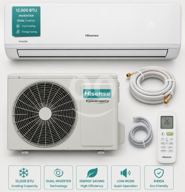 Heating & cooling appliances dans Zahleh - مكيف هايسنس 12000 وحدة انفرتر | Hisense 12,000 BTU Dual Inverter AC