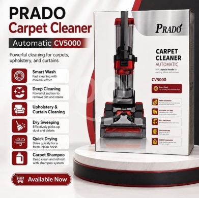 أجهزة منزلية أخرى في زحله - منظف السجاد الأوتوماتيكي برادو CV5000 | Prado Automatic CV5000 Carpet Cleaner