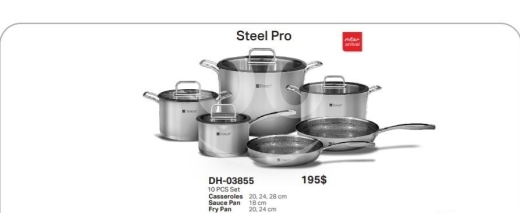 Kitchen appliances dans Zahleh - طقم أواني ستيل برو 10 قطع من دورش | Dorsch Steel Pro 10 Pieces Cookware Set