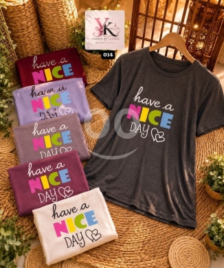 تيشيرت صيفي قطن فيزكوز | Summer Cotton Viscose T-Shirt — 3