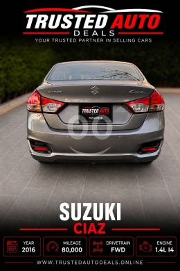 سوزوكي سياز 2016 بحالة ممتازة | 2016 Suzuki Ciaz in Excellent Condition — 5