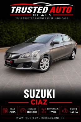 سوزوكي سياز 2016 بحالة ممتازة | 2016 Suzuki Ciaz in Excellent Condition — 2