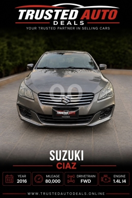 Suzuki in Beirut City - سوزوكي سياز 2016 بحالة ممتازة | 2016 Suzuki Ciaz in Excellent Condition
