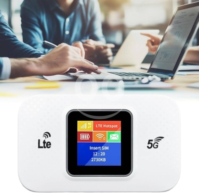 راوتر واي فاي محمول (MiFi) مع شاشة | Portable 4G/5G WiFi Hotspot with Screen — 4
