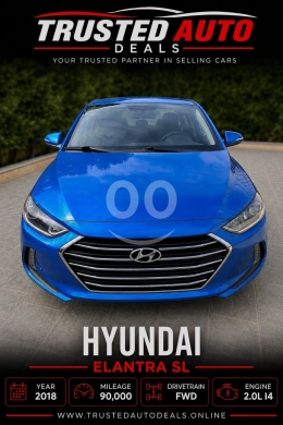 Hyundai in Beirut City - Hyundai Elantra SEL 2018 FWD | هيونداي إلنترا 2018 دفع أمامي بحالة ممتازة