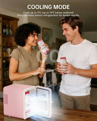 4L Portable Mini Fridge Cooler & Warmer | ثلاجة صغيرة محمولة 4 لتر للتبريد والتسخين — 4