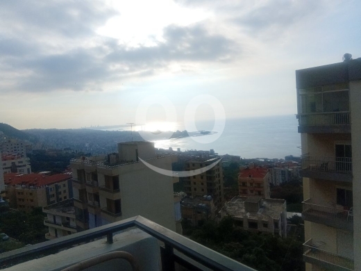 شقق للإيجار في سهل علما - شقة نصف مفروشة للإيجار في ساحل علما مع إطلالة بحرية | Semi-furnished apartment in Sahel Alma