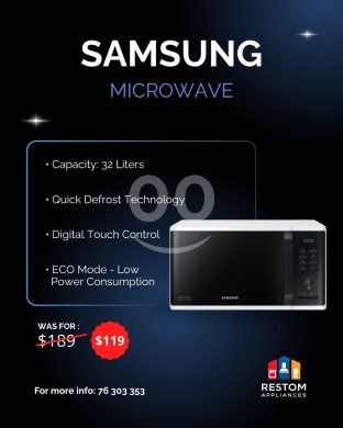 أدوات المطبخ في مدينة بيروت - Electronics &amp; Home Appliances ميكروويف سامسونج 32 لتر موفر للطاقة | Samsung Microwave 32L Energy